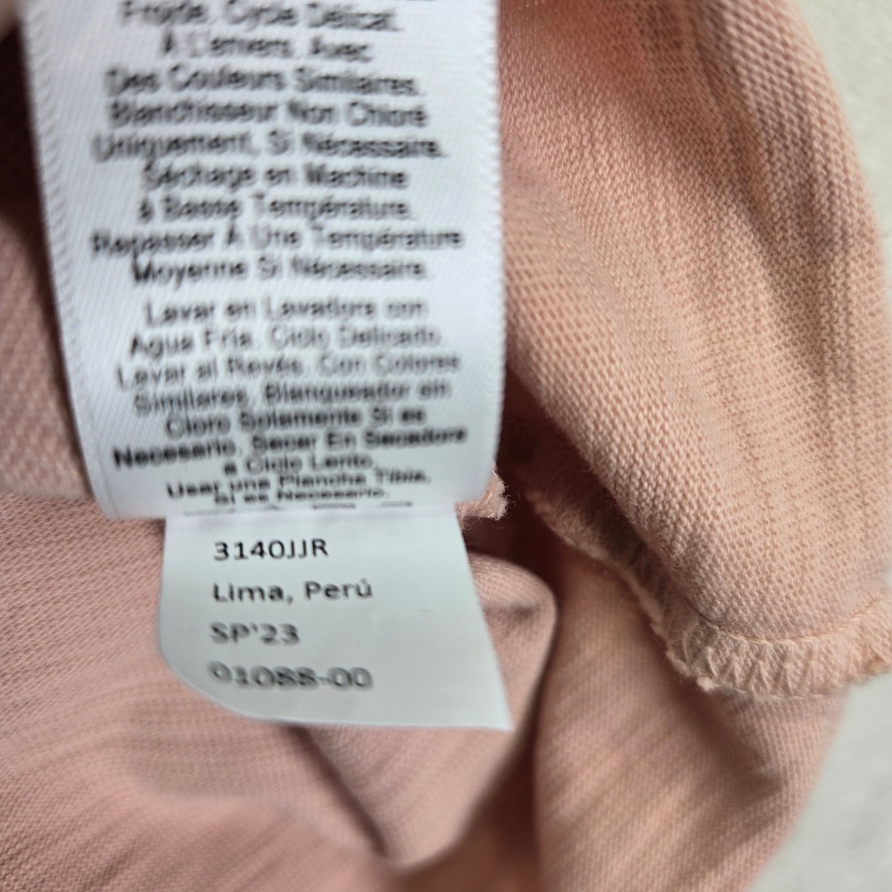 NATION LTD Womens Valentina Tank Pink Cotton‎ Ruffle Large Feminine Romantic - Picture 7 of 8
